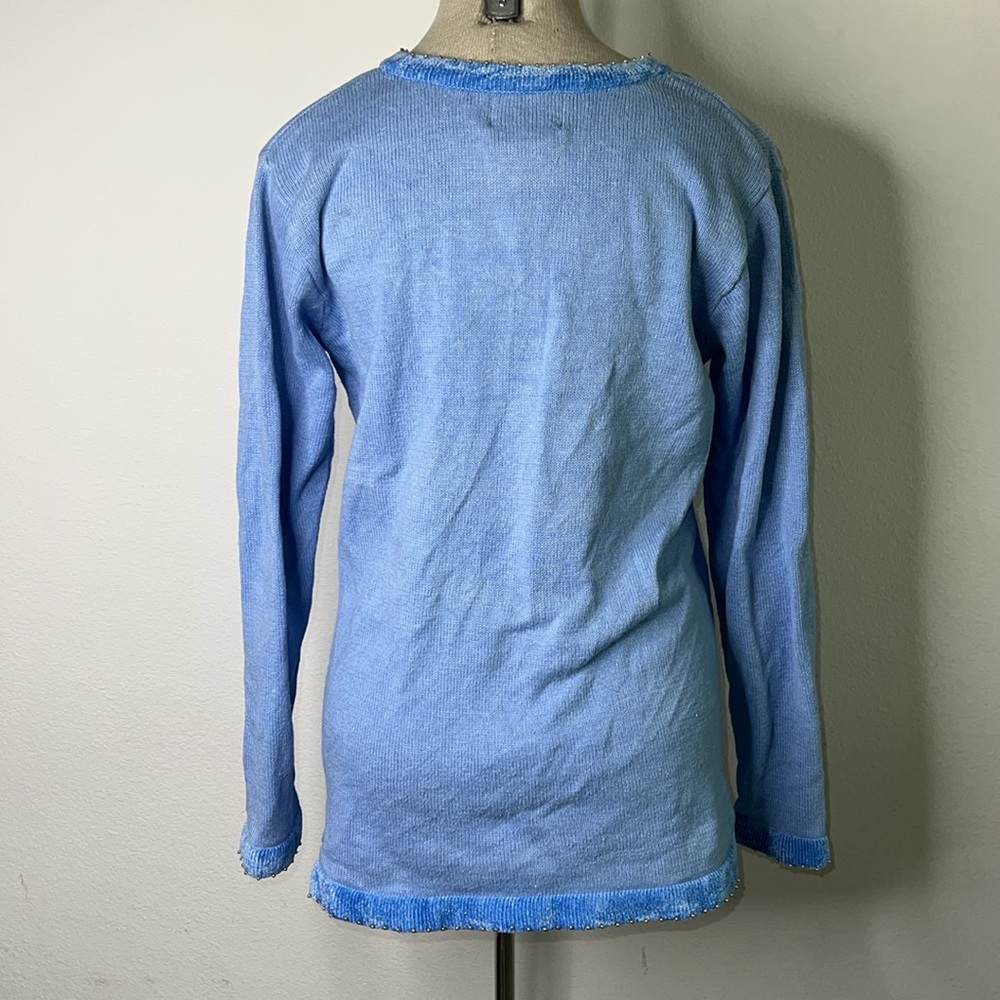 Quacker Factory Sequined And Beaded Halloween V-N… - image 2